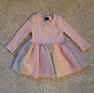 Old Navy Pink Dresd Rainbow Tutu 3-6 Month